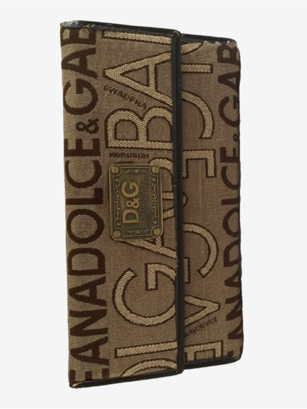 🛍️Dolce & Gabbana Authentic Logo Denim Unisex Clutch Wallet with D&G Dust Cover